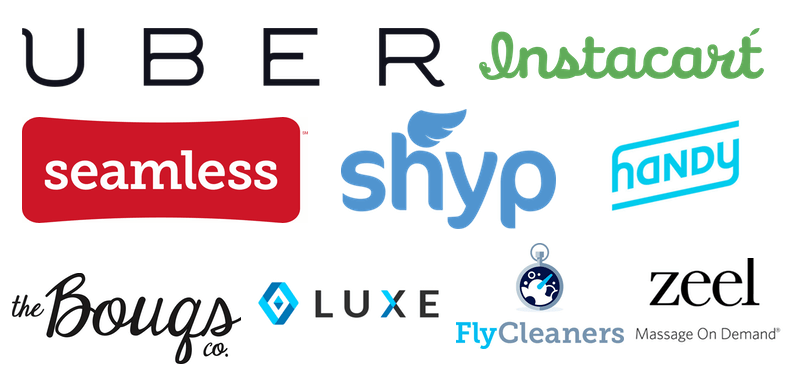 on-demand startup logos