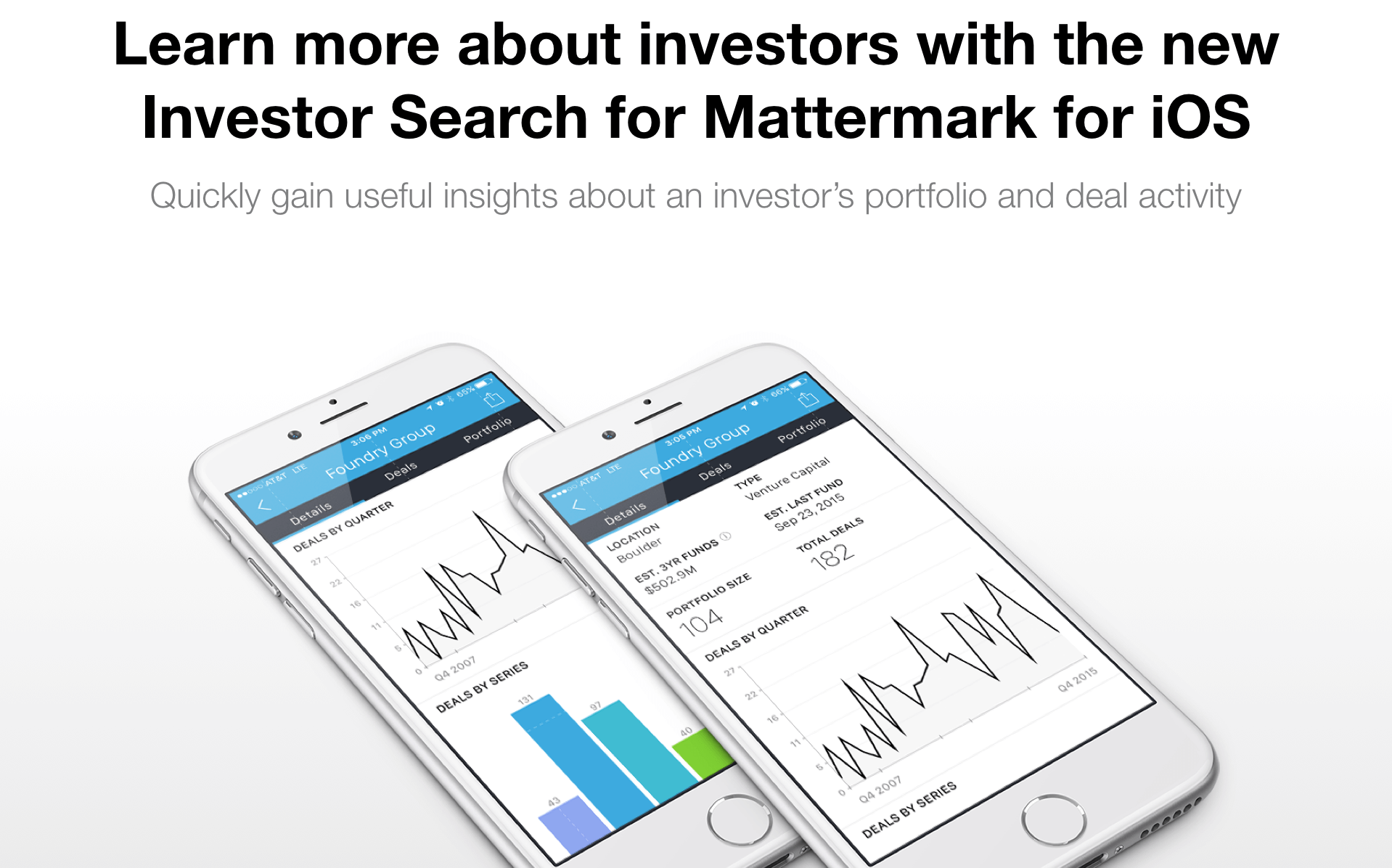 post image for Introducing Investors in Mattermark for iOS