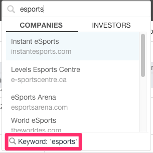 esports keyword search results2