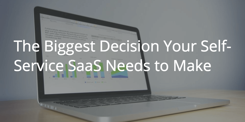 post image for The Biggest Decision Your Self-Service SaaS Needs to Make