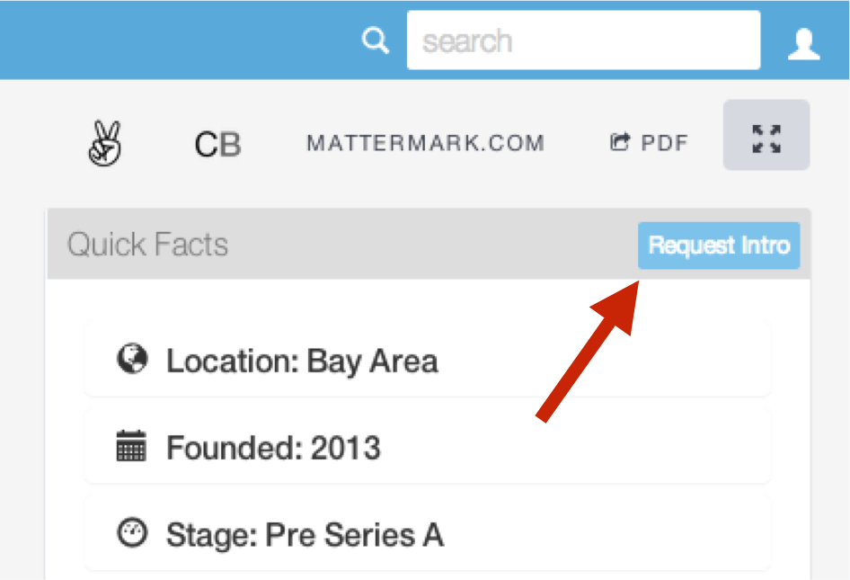 post image for Get Introductions to Startups & Investors with Mattermark